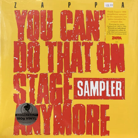 Frank Zappa - You Can't Do That On Stage Anymore (Sampler) - vinyl record